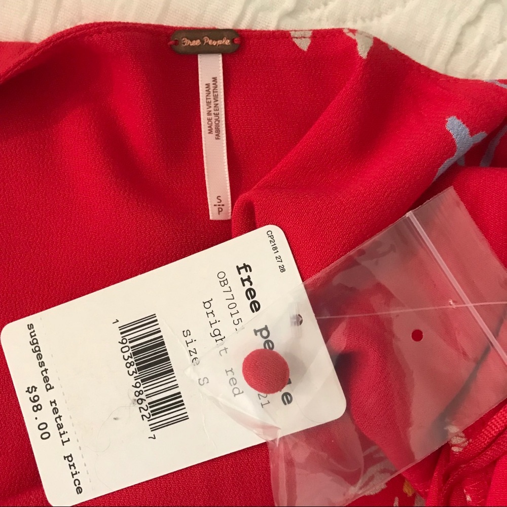 NWT Free People Time on My Side Wrap Dress M - Picture 8 of 8